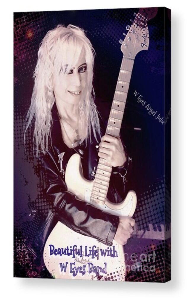 Beautiful Life with W Eyes Band Acrylic Print