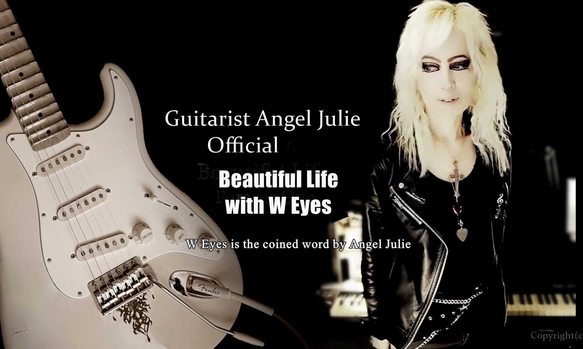 Guitarist Angel Julie Solo Project 🎸 Beautiful Life with W Eyes Official
